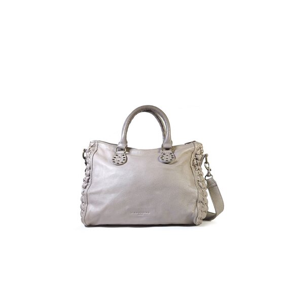 Liebeskind Berlin Taupe Leather Hobo Satchel - Picture 2 of 10